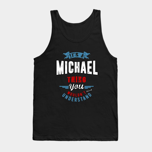 My name is Michael Tank Top by C_ceconello